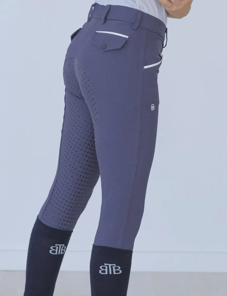 BTB 'DELILAH' BREECH IN DUSKY BLUE