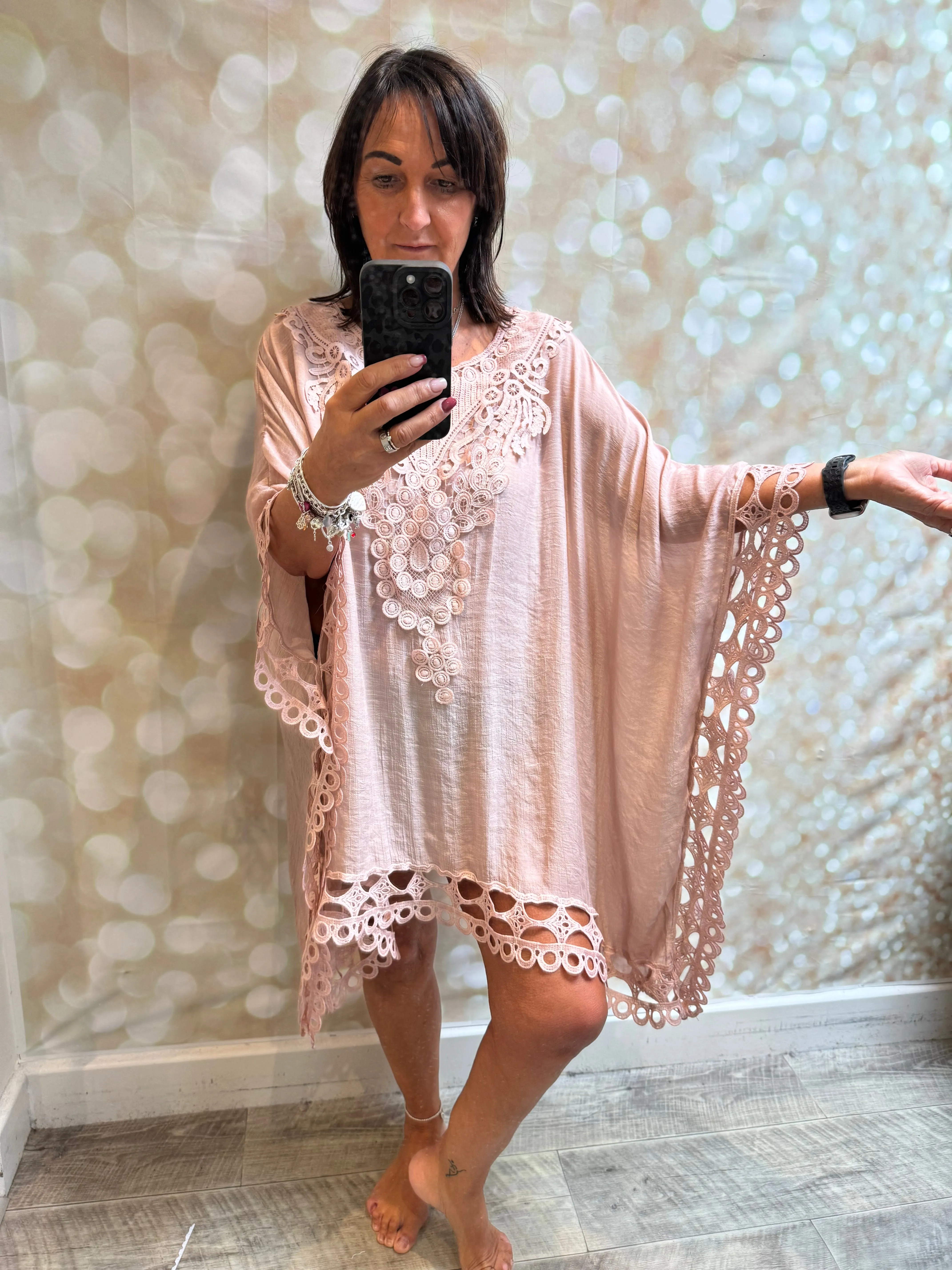 Lace Trim Cover Up